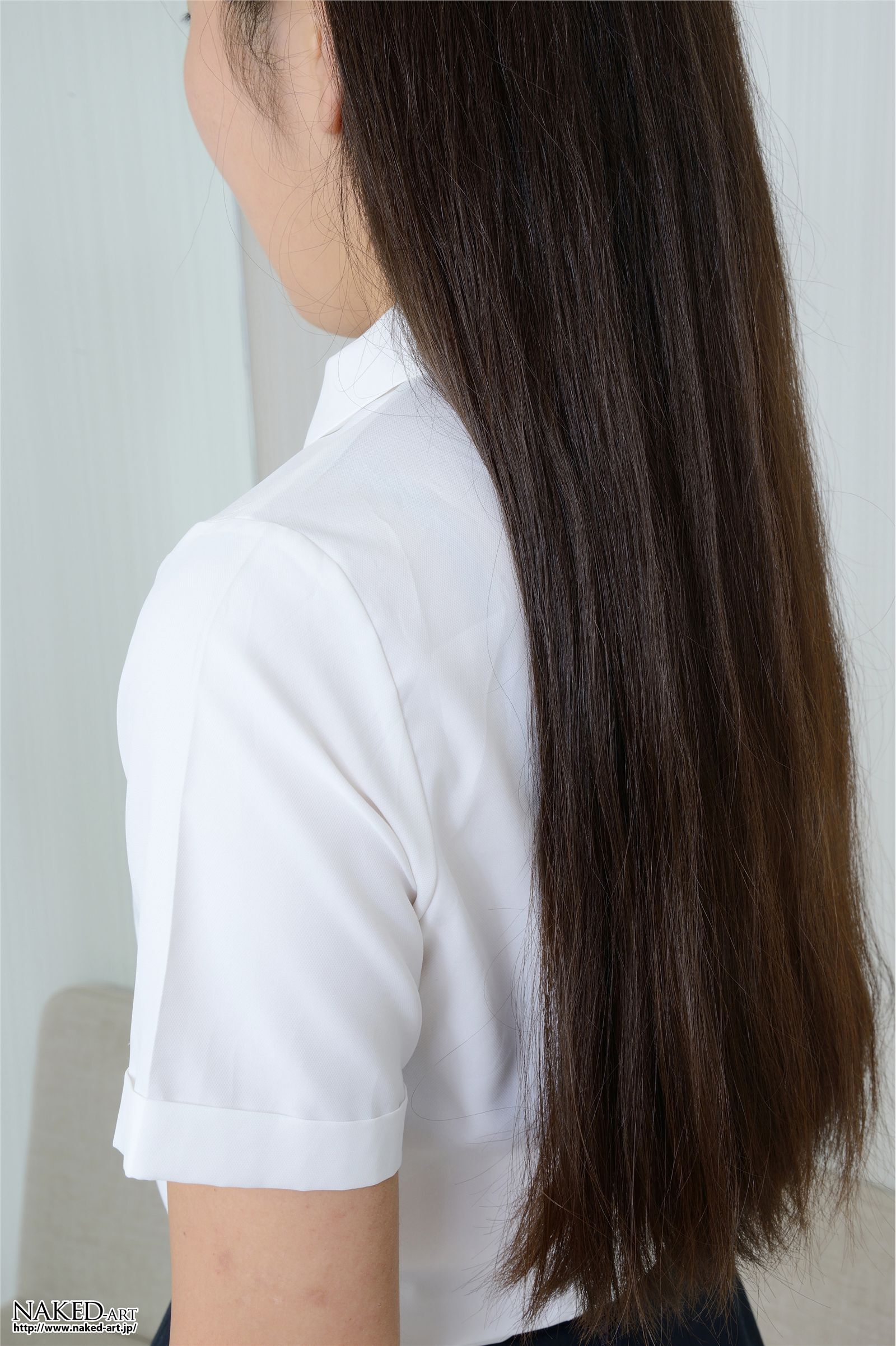 [NAKED-ART] 2013.08.27 NO.00676 秋山真子 OL Pantyhose