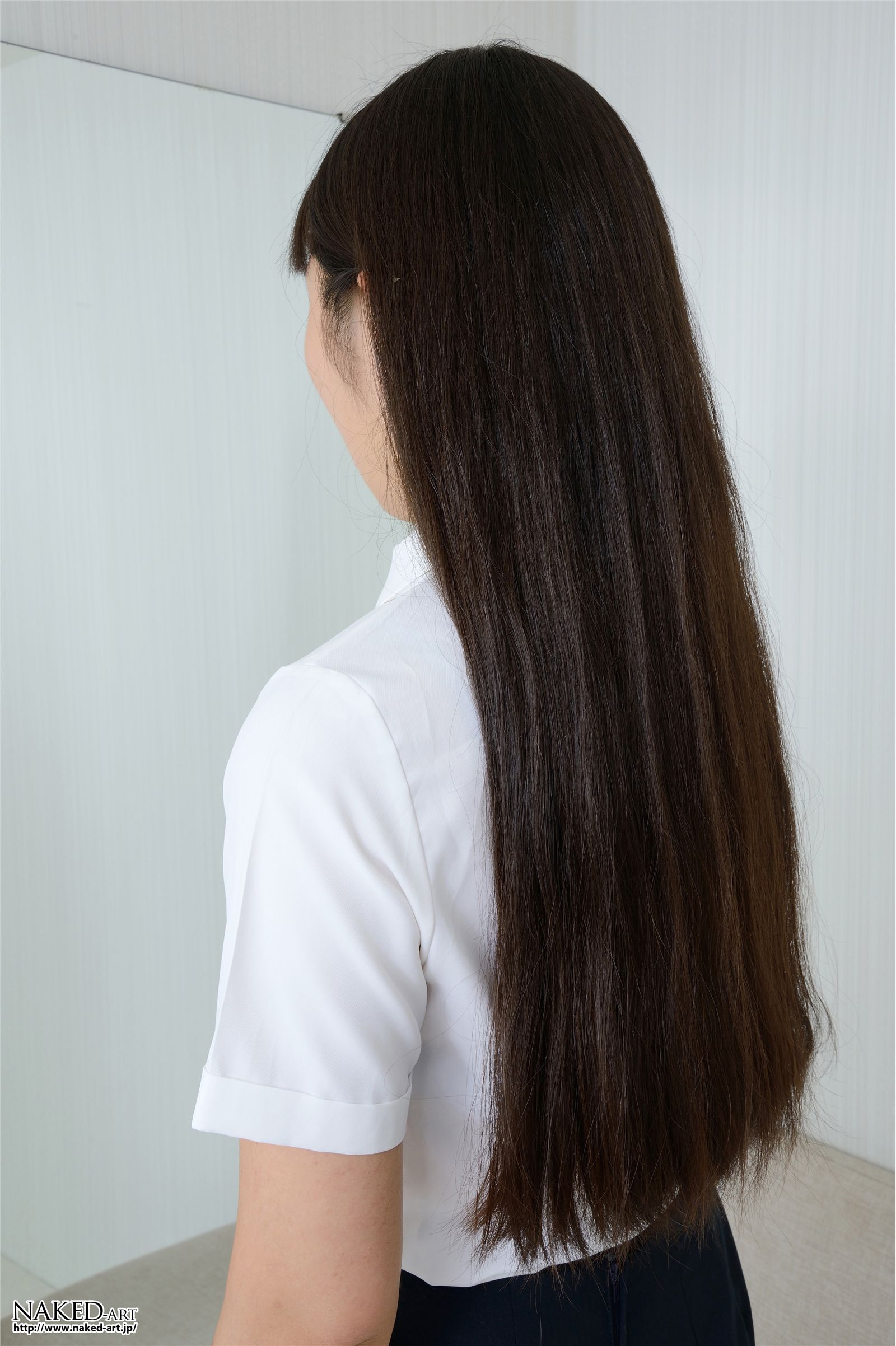 [NAKED-ART] 2013.08.27 NO.00676 秋山真子 OL Pantyhose