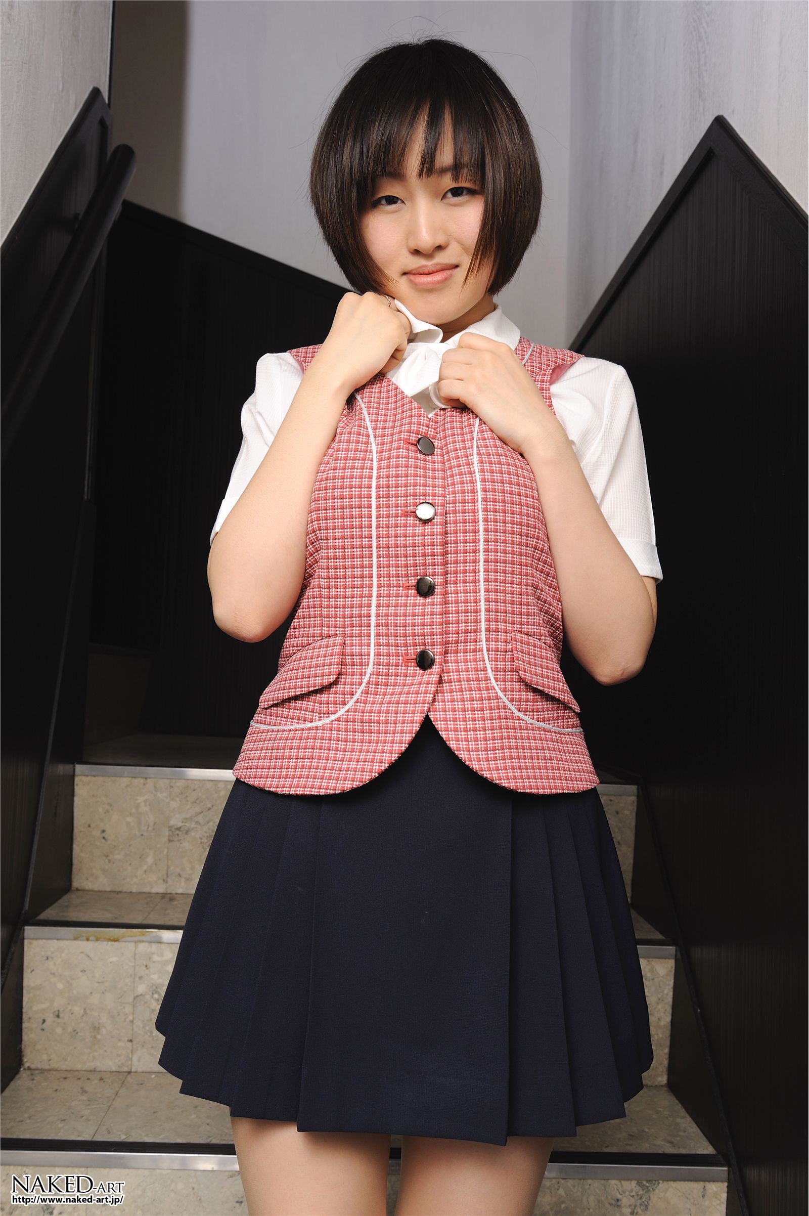 [NAKED-ART]  No.571 階段のOL 美女制服诱惑