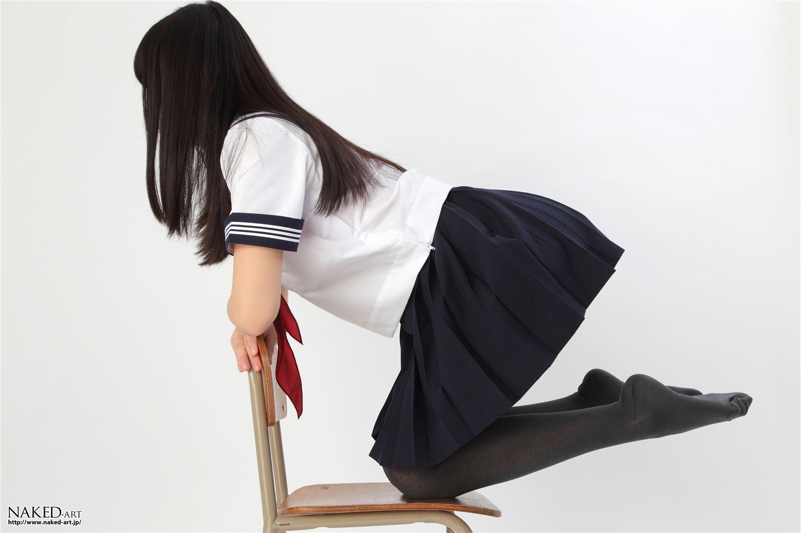 匿名 セーラー服とニーハイ 日本av女优丝袜[NAKED-ART]  NO.00603
