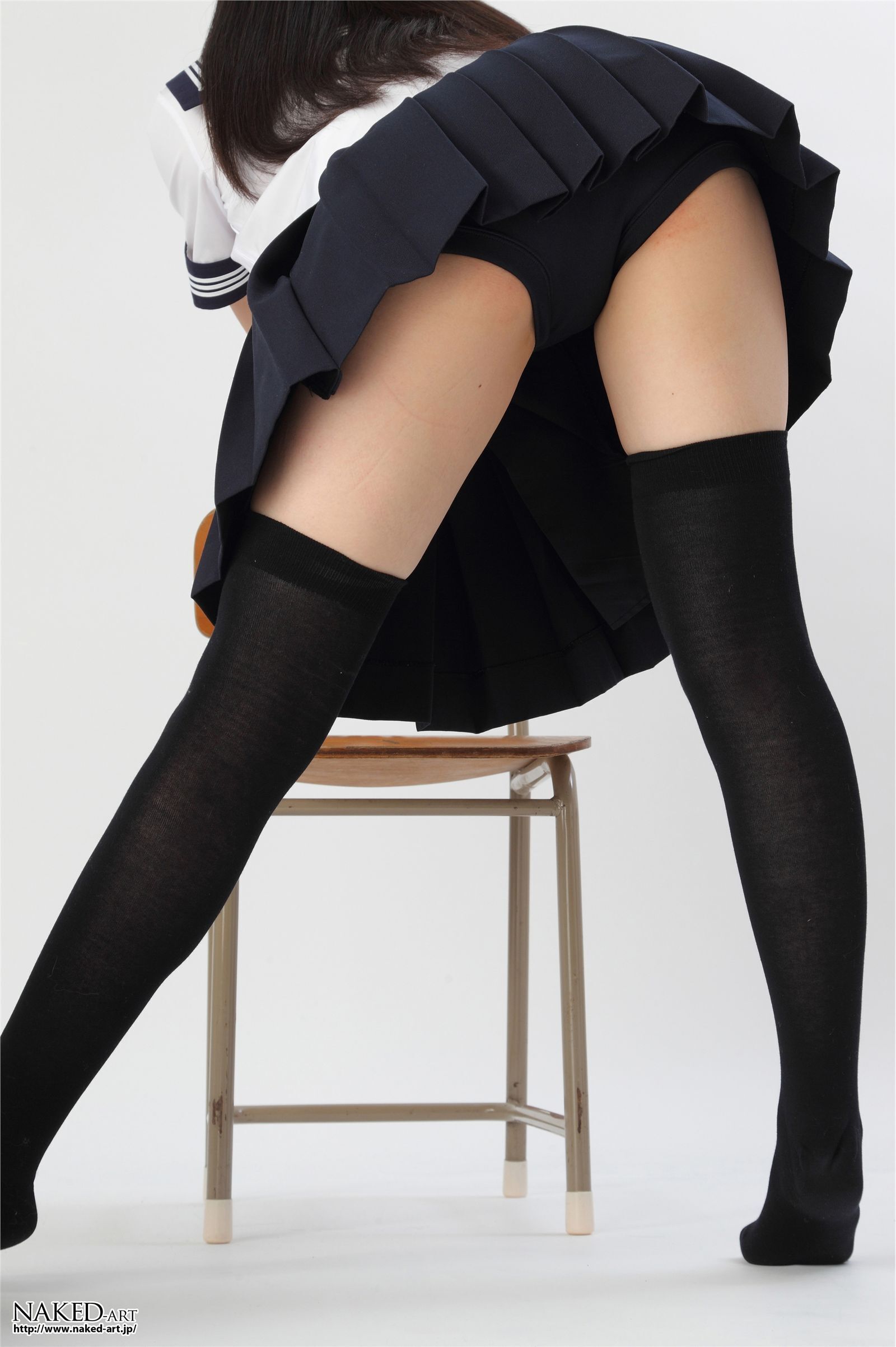 匿名 セーラー服とニーハイ２ 日本av女优丝袜[NAKED-ART]  NO.00603