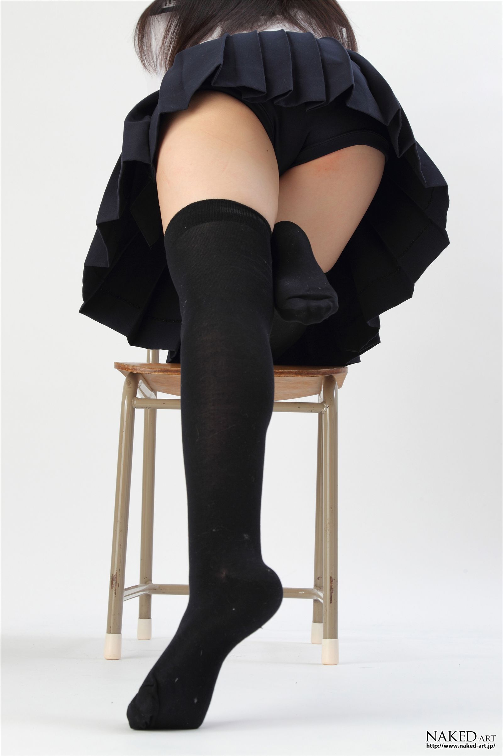 匿名 セーラー服とニーハイ２ 日本av女优丝袜[NAKED-ART]  NO.00603