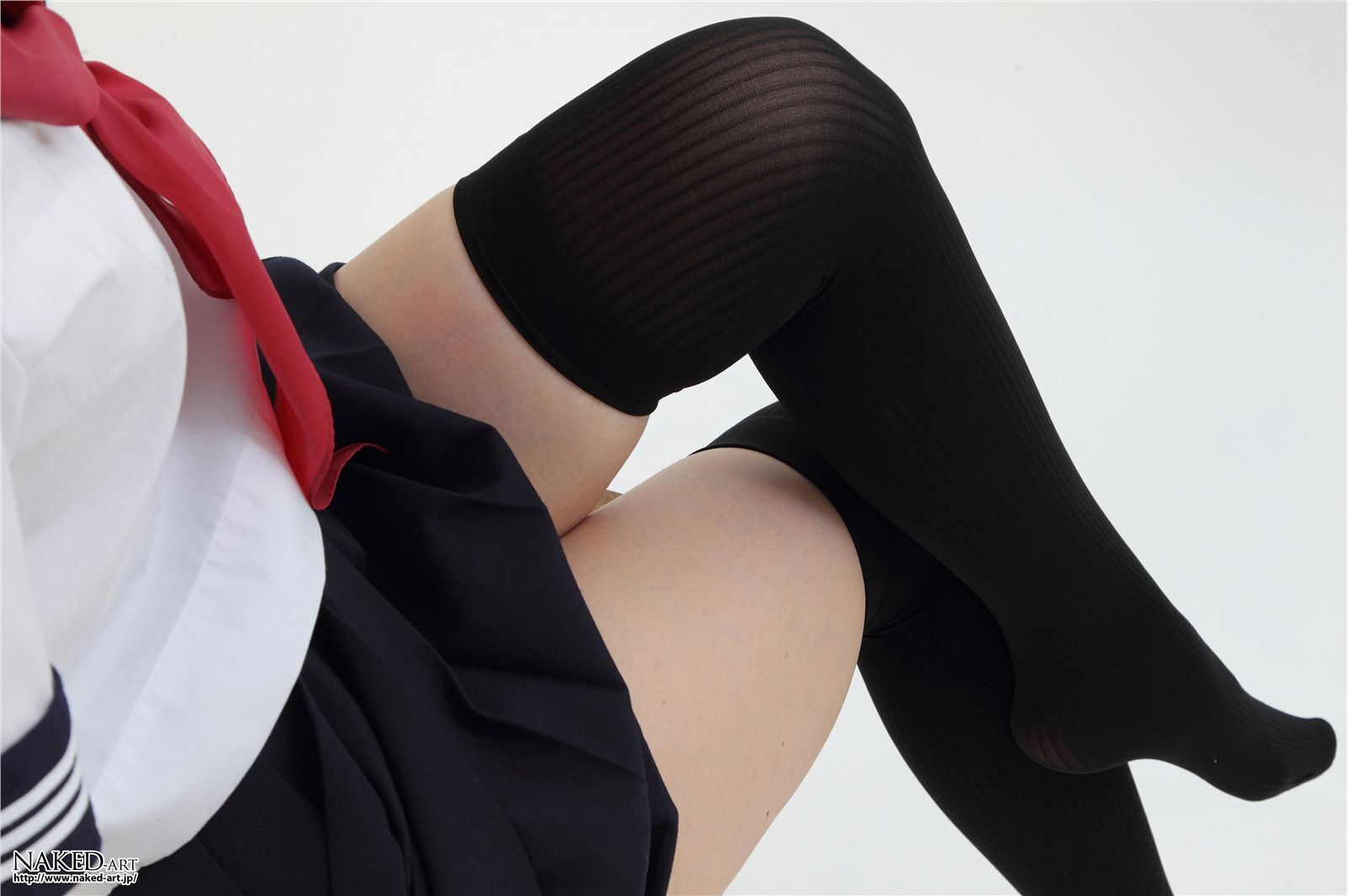 匿名 セーラー服とニーハイ２ 日本av女优丝袜[NAKED-ART]  NO.00603
