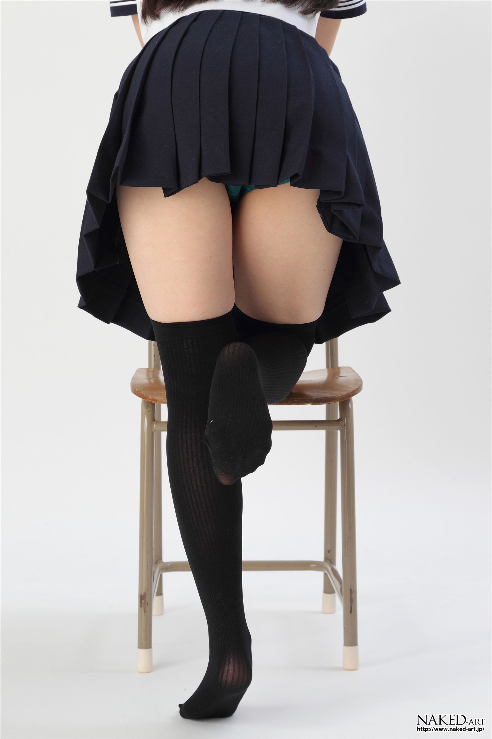 匿名 セーラー服とニーハイ２ 日本av女优丝袜[NAKED-ART]  NO.00603