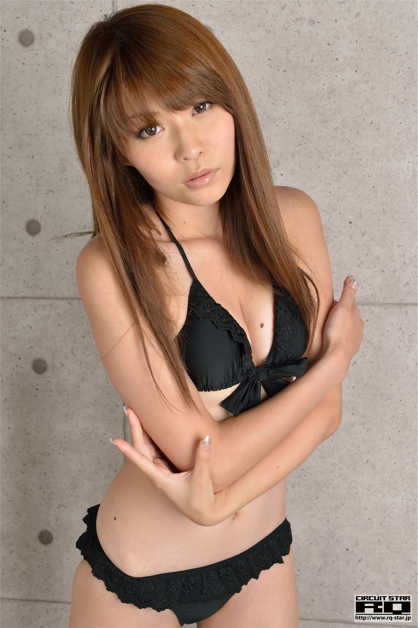 [RQSTAR]NO.00672 愛原涼さんフォト『水着（黒）』日本美女图片