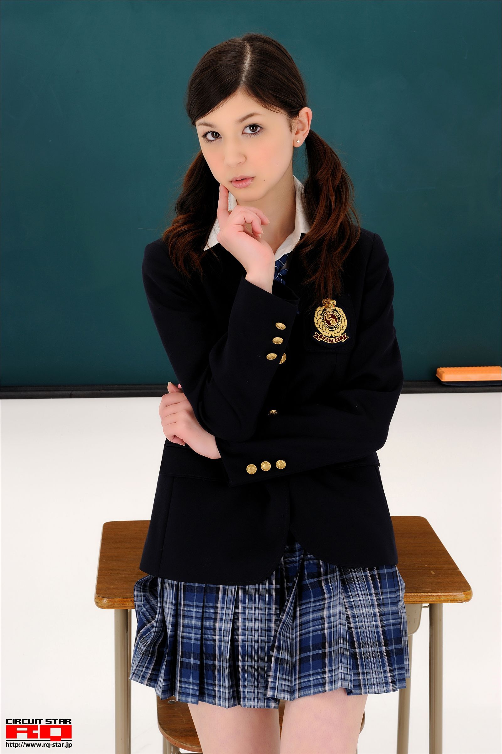 [RQ-STAR] NO.0348 Amy Kubo 久保エイミー　制服诱惑日本美女