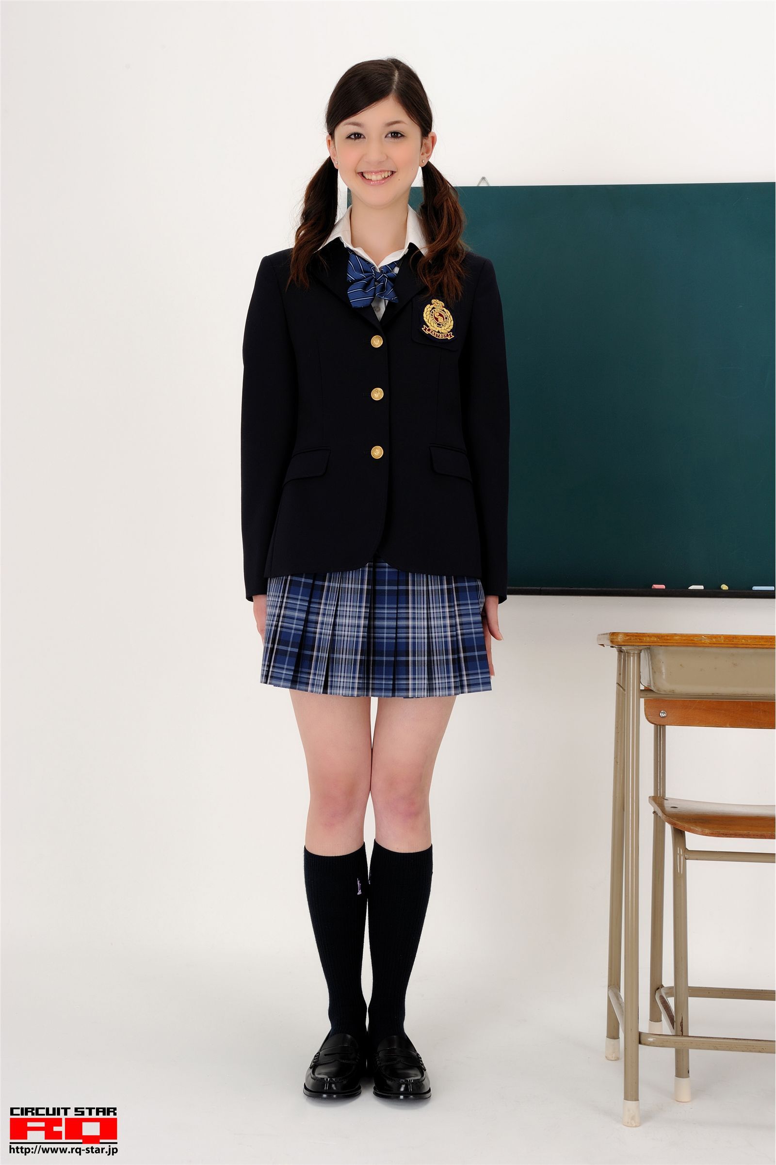 [RQ-STAR] NO.0348 Amy Kubo 久保エイミー　制服诱惑日本美女