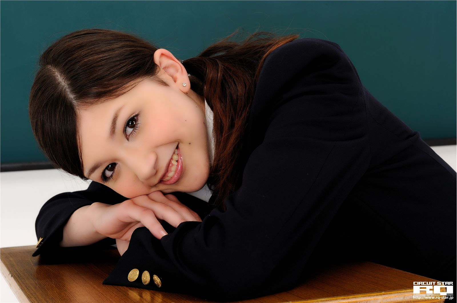 [RQ-STAR] NO.0348 Amy Kubo 久保エイミー　制服诱惑日本美女