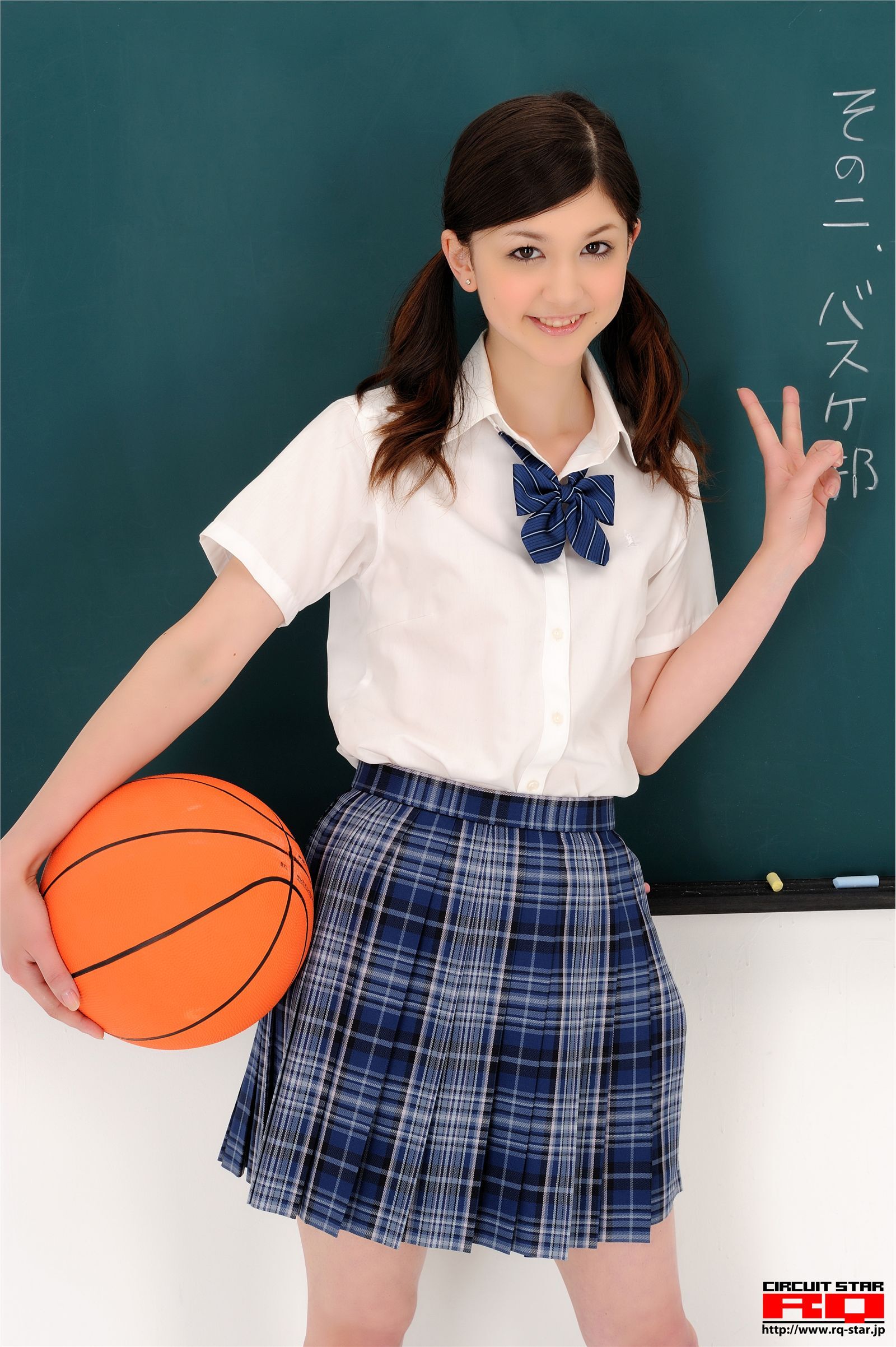 [RQ-STAR] NO.0348 Amy Kubo 久保エイミー　制服诱惑日本美女