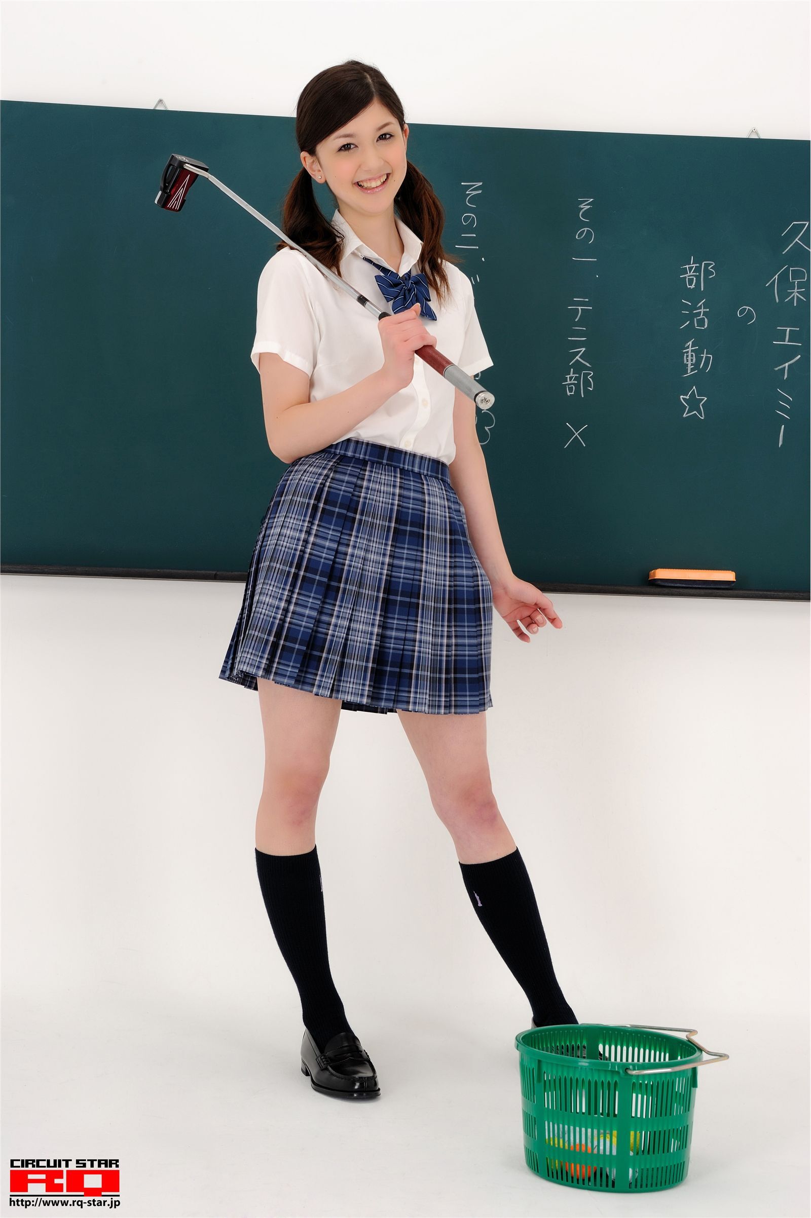 [RQ-STAR] NO.0348 Amy Kubo 久保エイミー　制服诱惑日本美女
