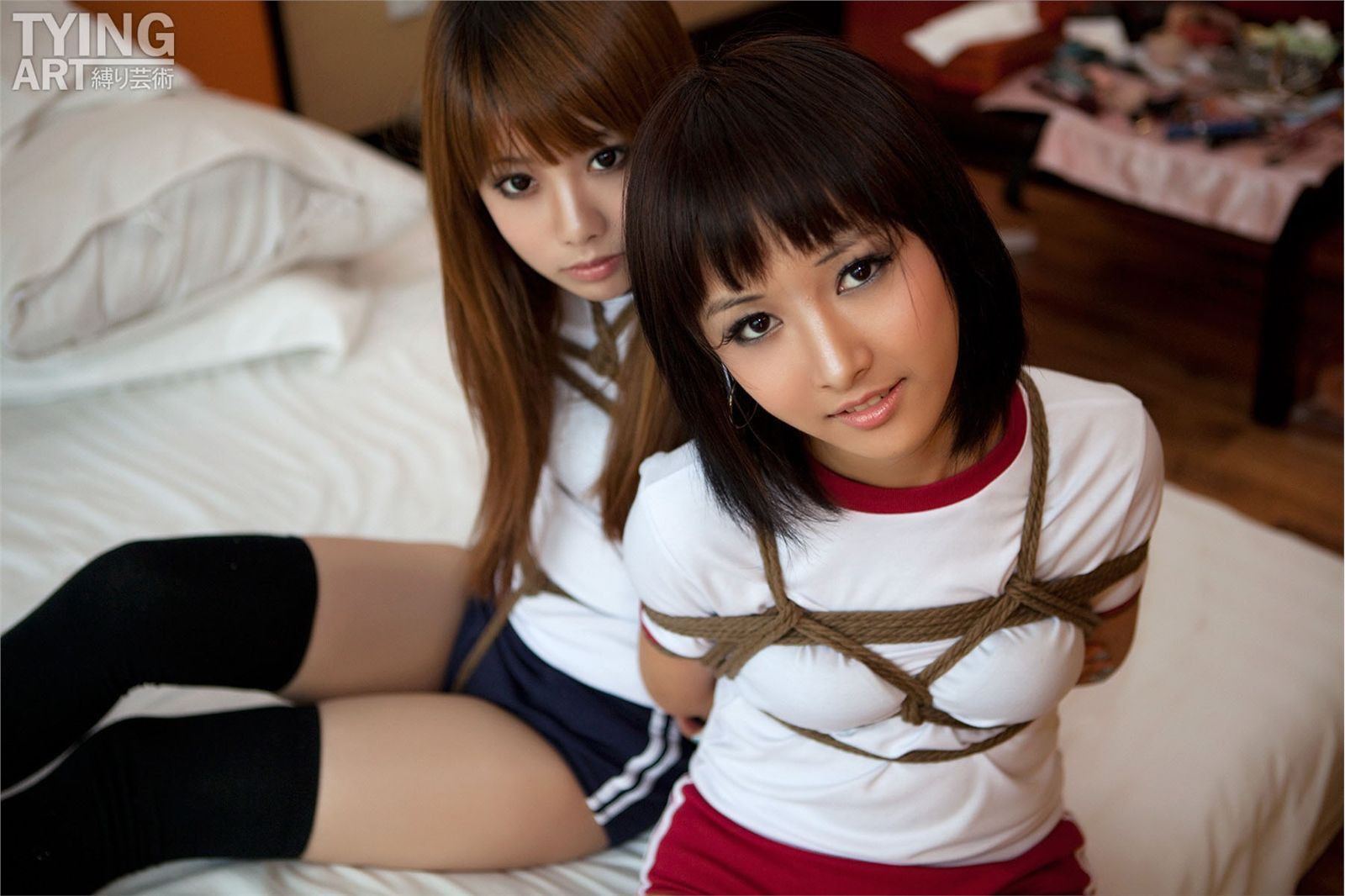 縛リ芸術 No.095 Shiryl Gym Suit 校园制服