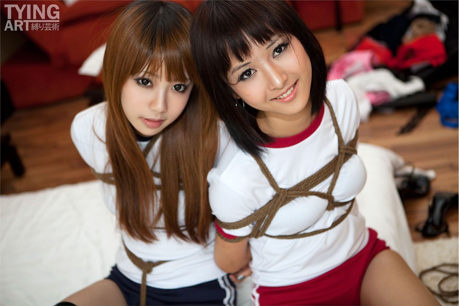 縛リ芸術 No.095 Shiryl Gym Suit 校园制服