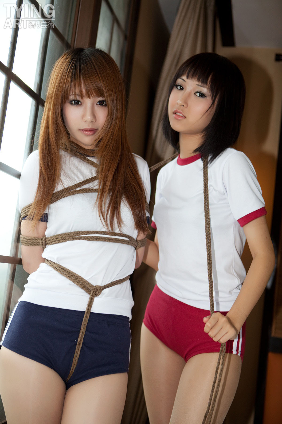 縛リ芸術 No.095 Shiryl Gym Suit 校园制服