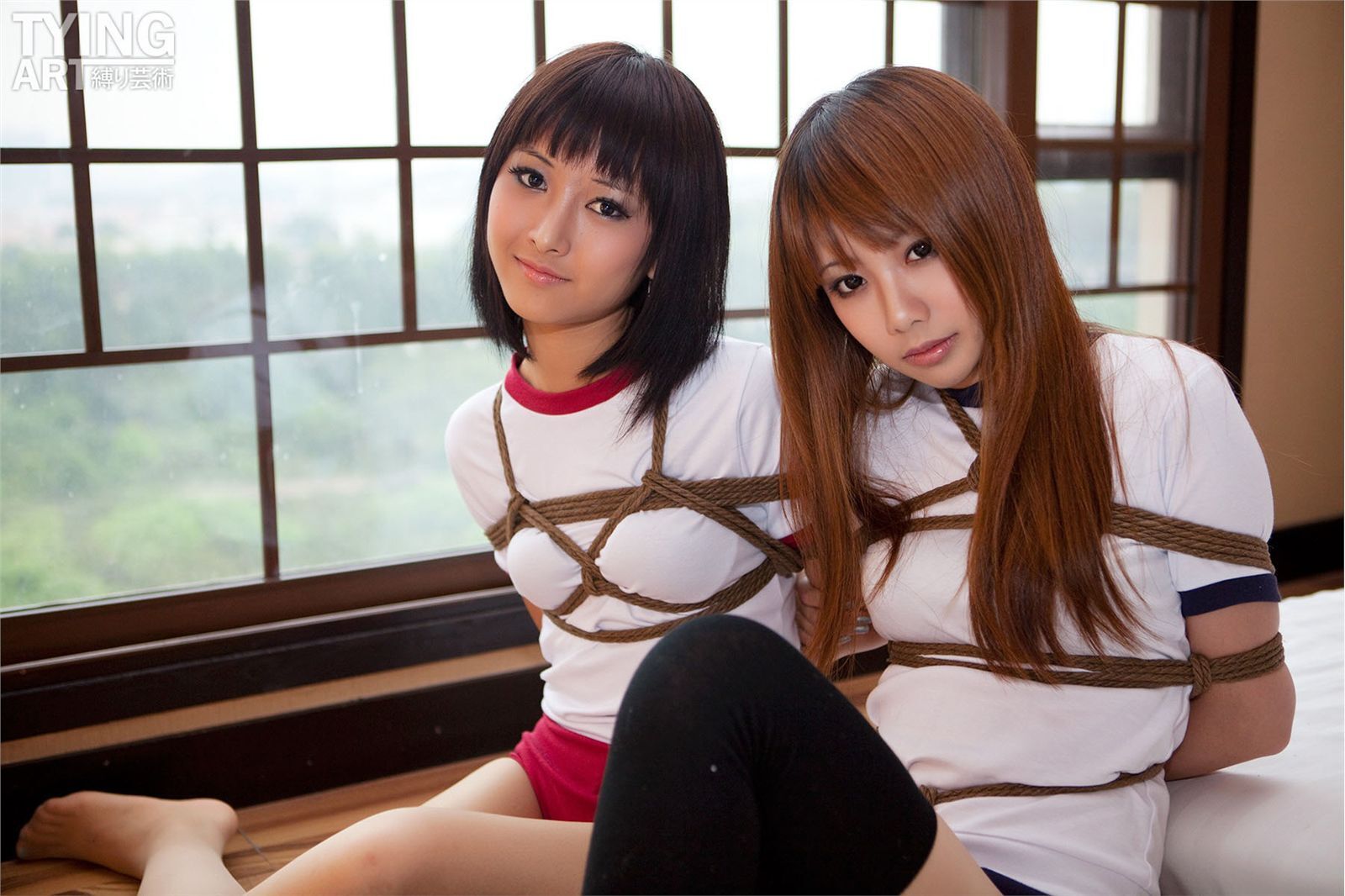 縛リ芸術 No.095 Shiryl Gym Suit 校园制服