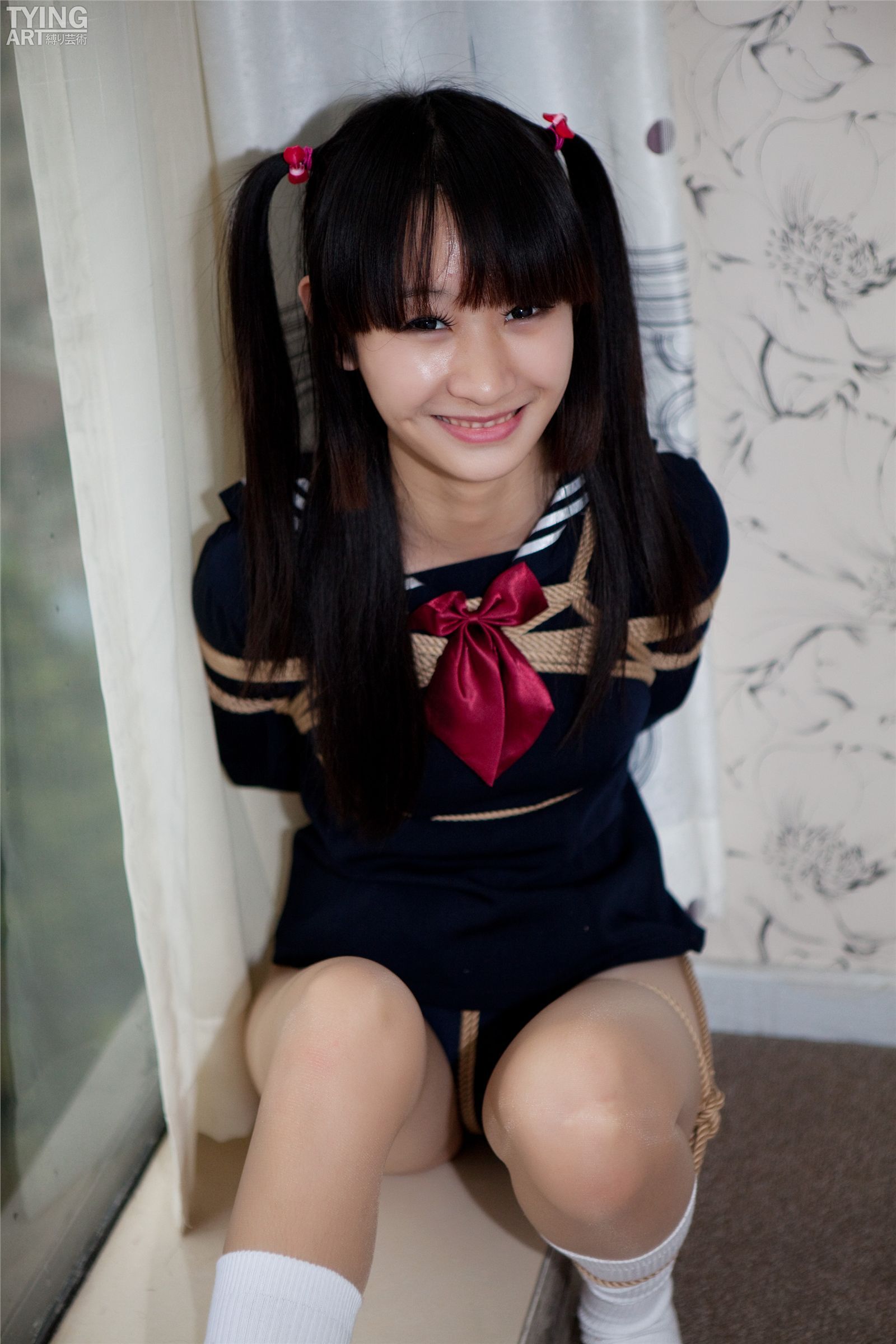 NO.00350 Two Ponytal #2 Tyingart美女捆绑摄影