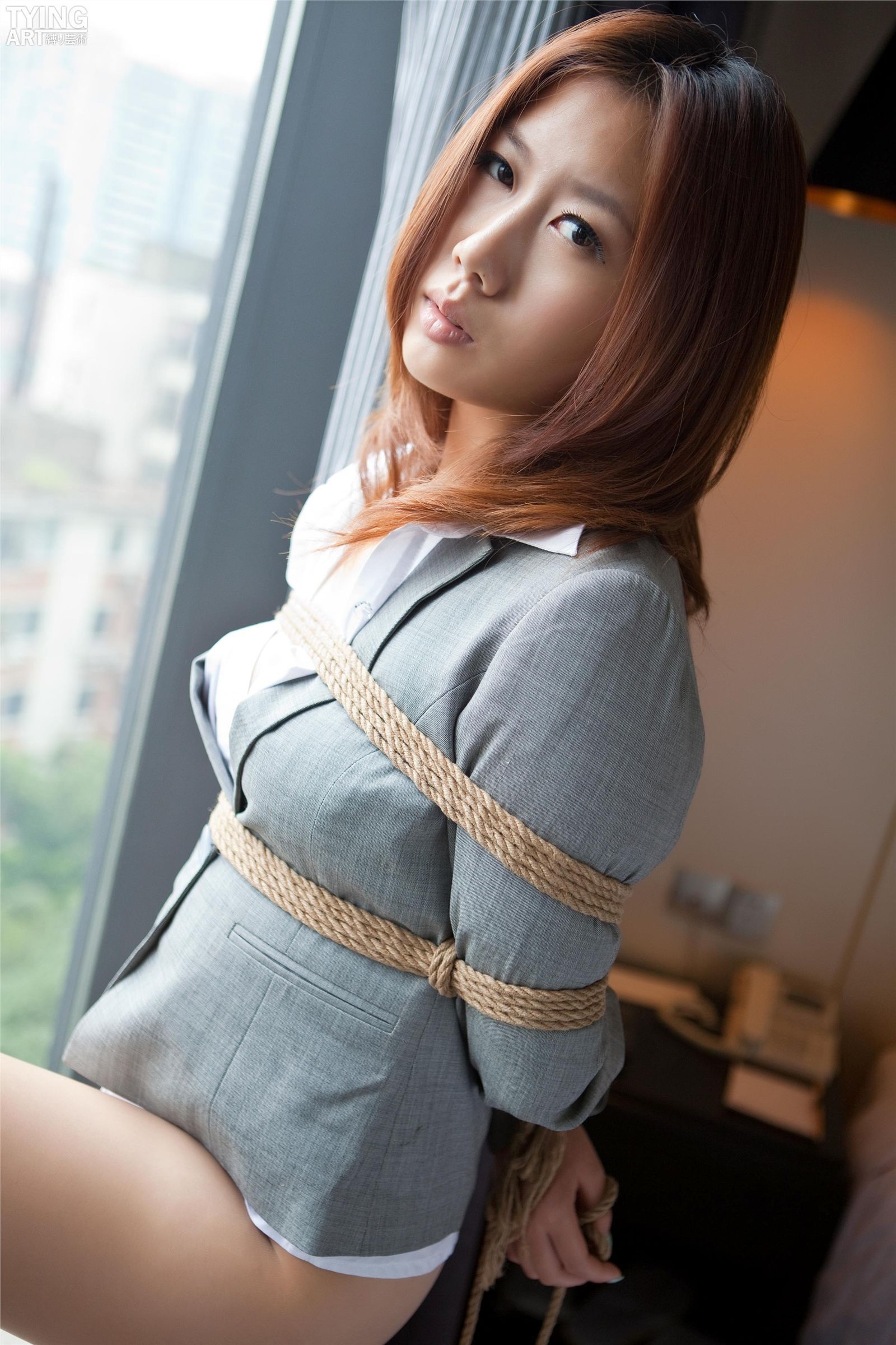 No.00355 Funny OL #2　Tyingart美女捆绑摄影