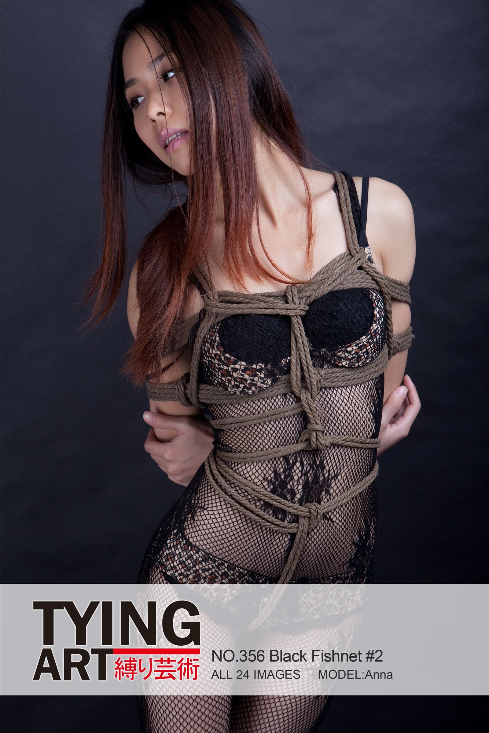 No.00356 Black Fishnet #2　Tyingart美女捆绑摄影
