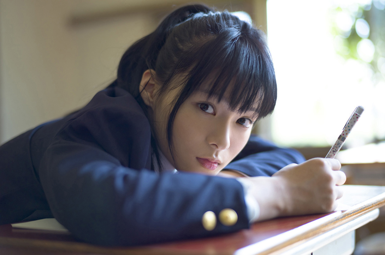 星名美津紀 – 美少女の制服の中　[WPB-net] No.151　日本女优写真