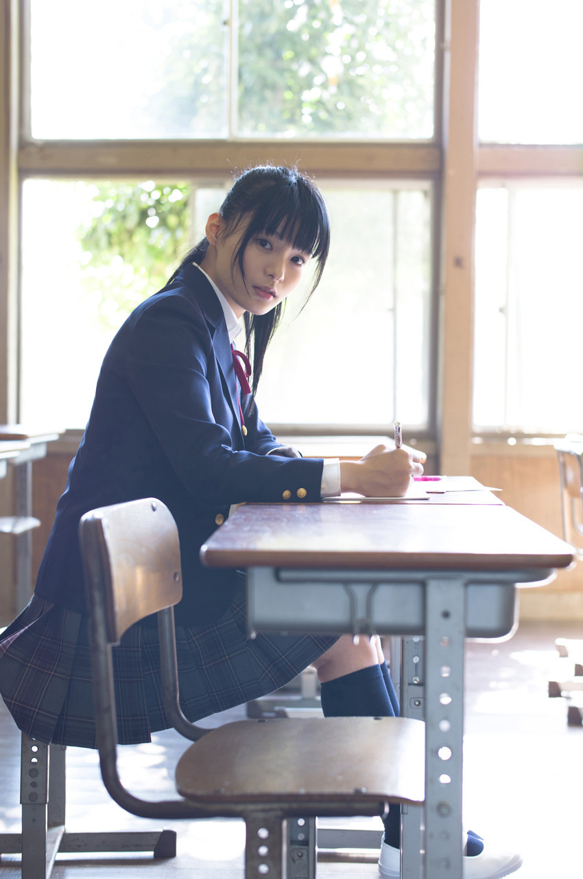 星名美津紀 – 美少女の制服の中　[WPB-net] No.151　日本女优写真
