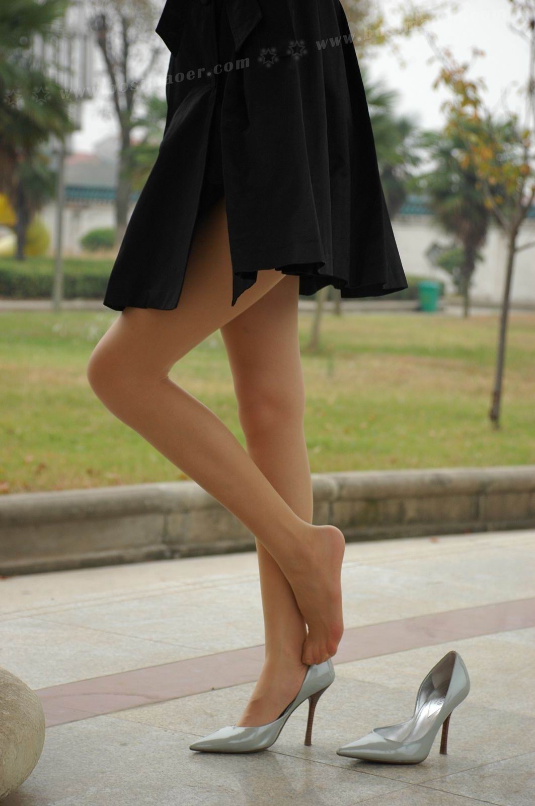 黑衣肉丝搭配 波斯猫儿丝袜合集精选Part38