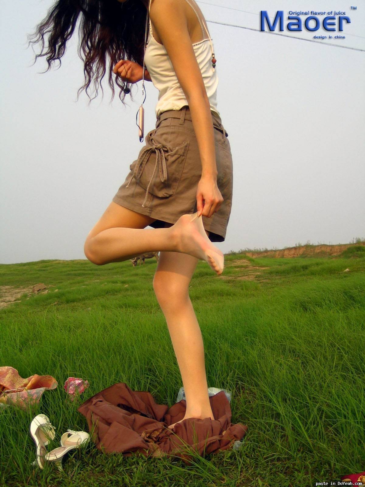 野外露出完美无暇的性感美腿 波斯猫儿合集精选Part45