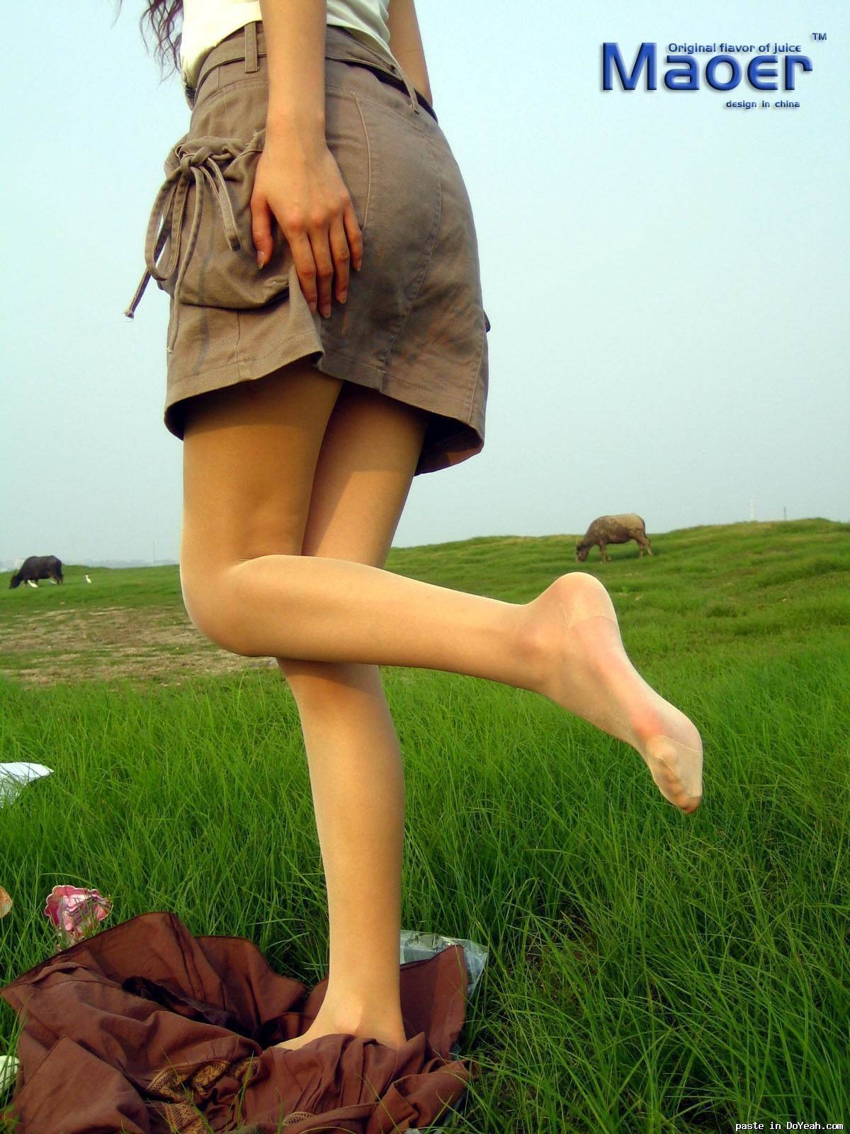 野外露出完美无暇的性感美腿 波斯猫儿合集精选Part45