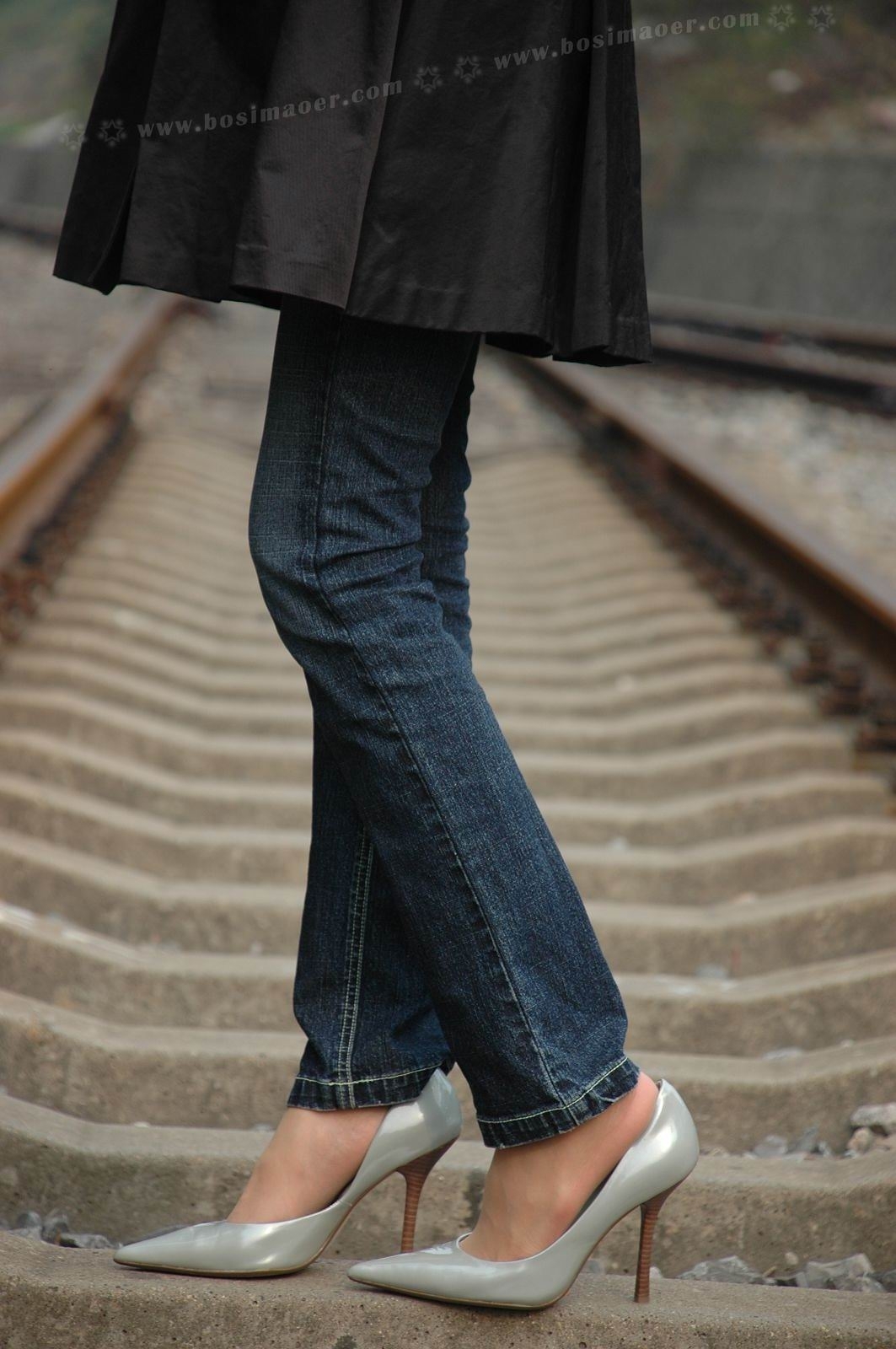 丝袜牛仔裤 美女写真 波斯猫儿合集33