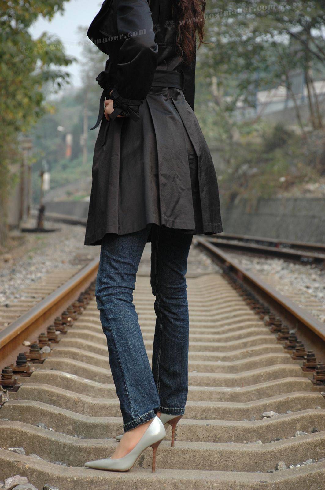 丝袜牛仔裤 美女写真 波斯猫儿合集33