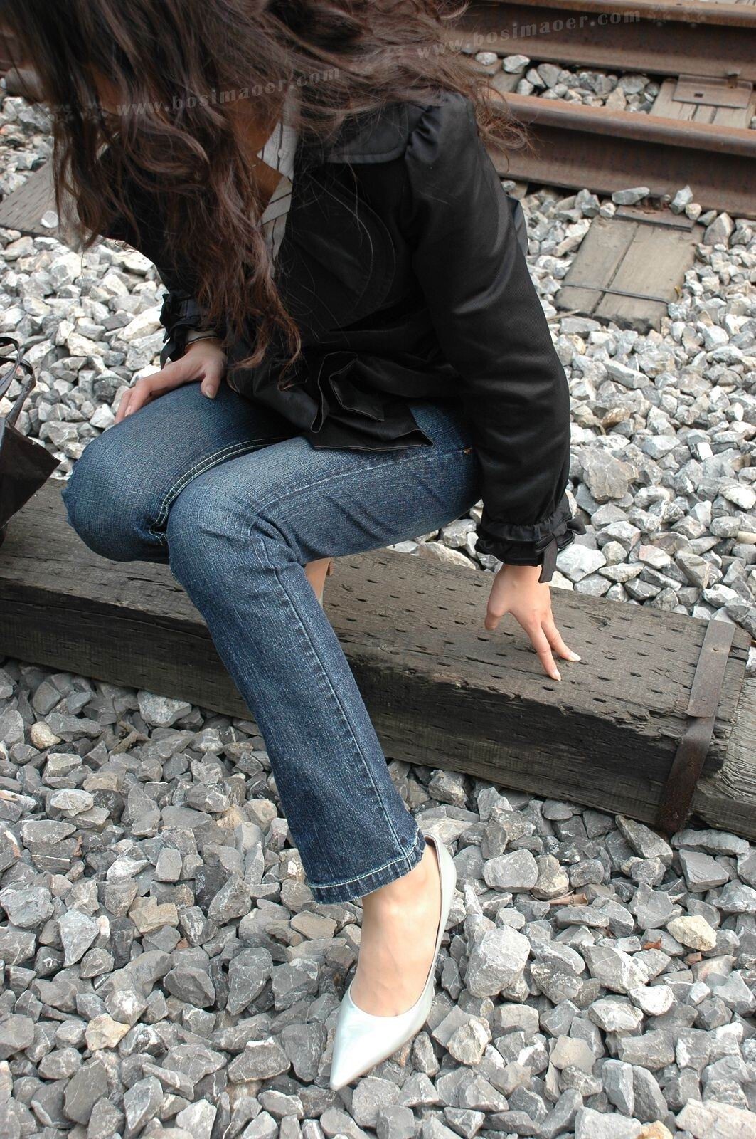 丝袜牛仔裤 美女写真 波斯猫儿合集33