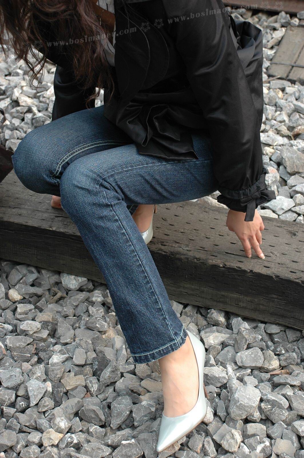丝袜牛仔裤 美女写真 波斯猫儿合集33
