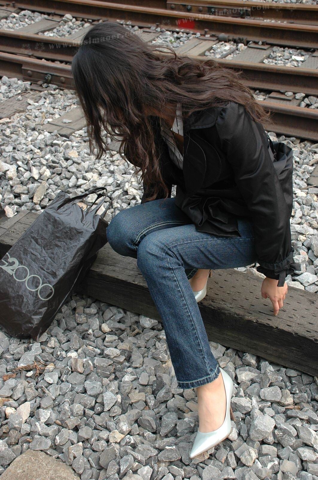 丝袜牛仔裤 美女写真 波斯猫儿合集33