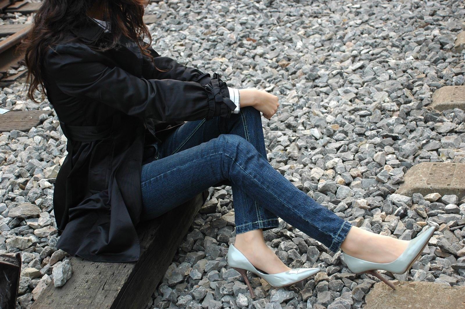 丝袜牛仔裤 美女写真 波斯猫儿合集33