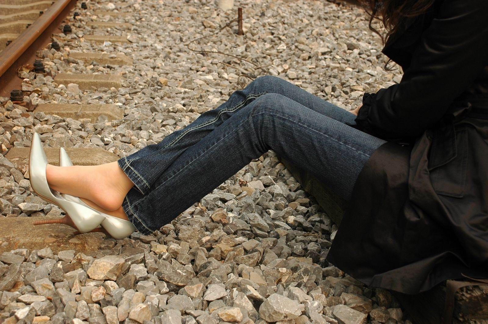 丝袜牛仔裤 美女写真 波斯猫儿合集33