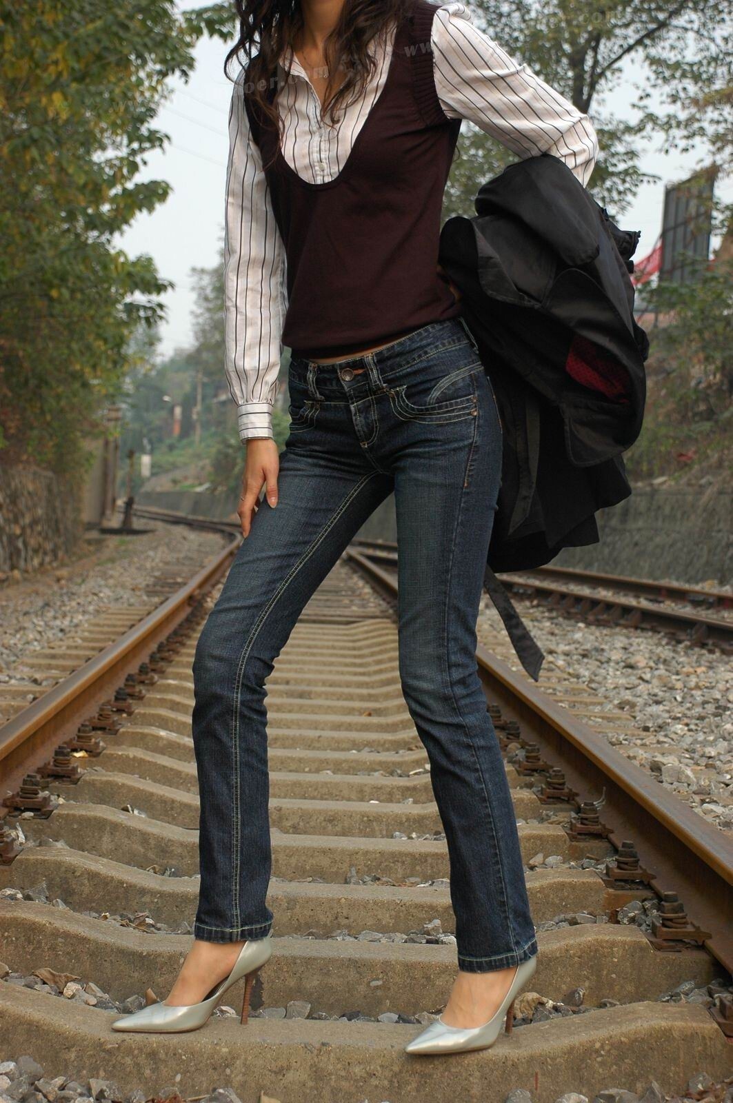 丝袜牛仔裤 美女写真 波斯猫儿合集33