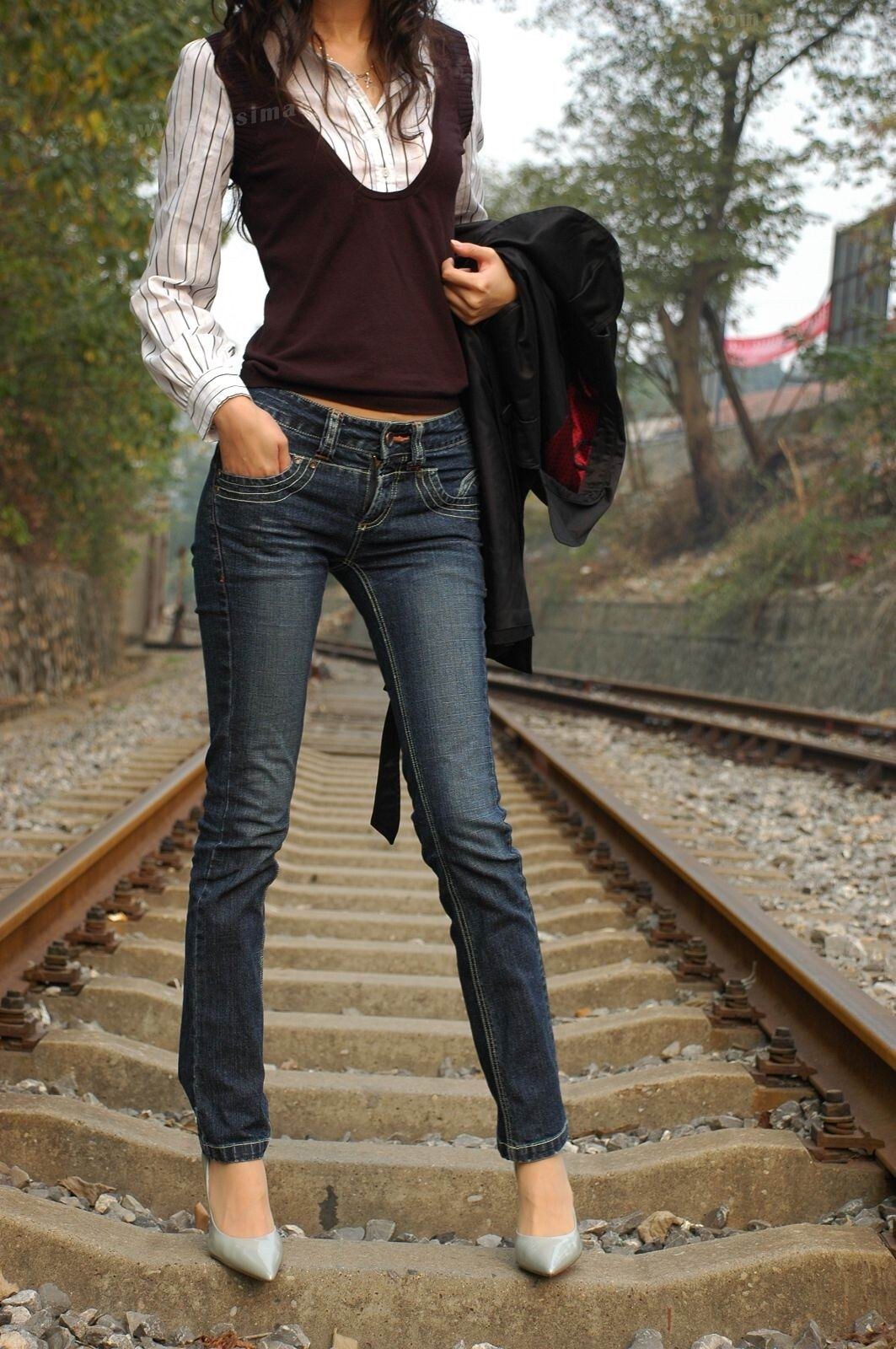 丝袜牛仔裤 美女写真 波斯猫儿合集33