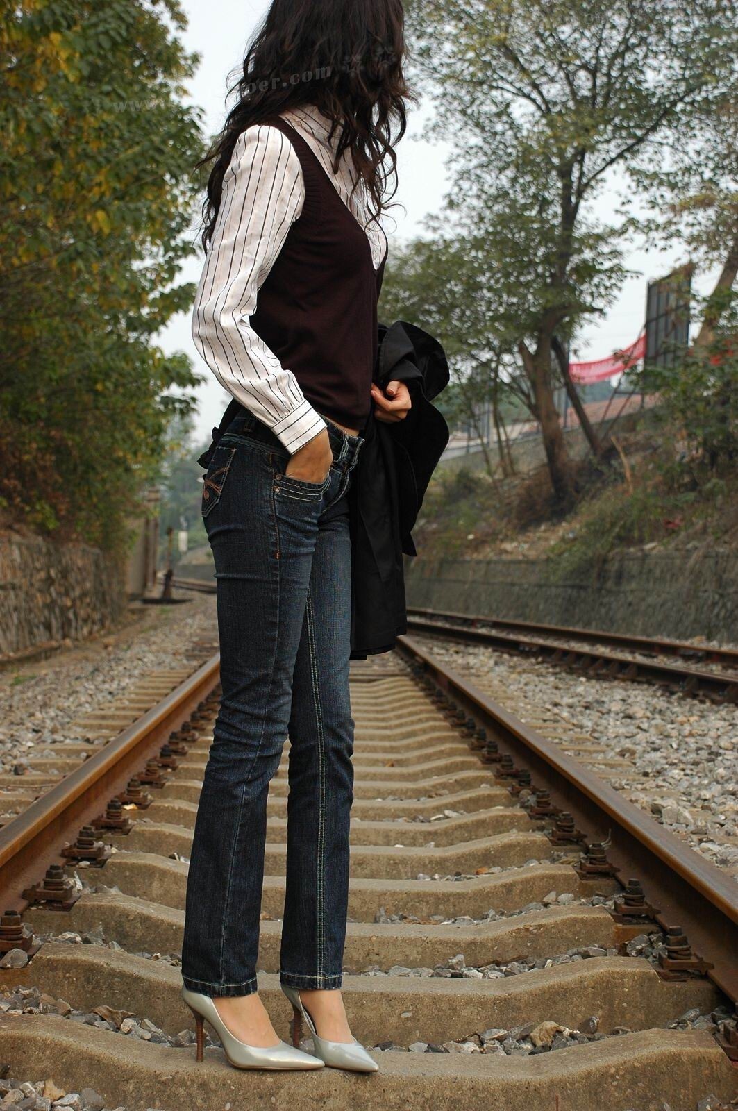 丝袜牛仔裤 美女写真 波斯猫儿合集33