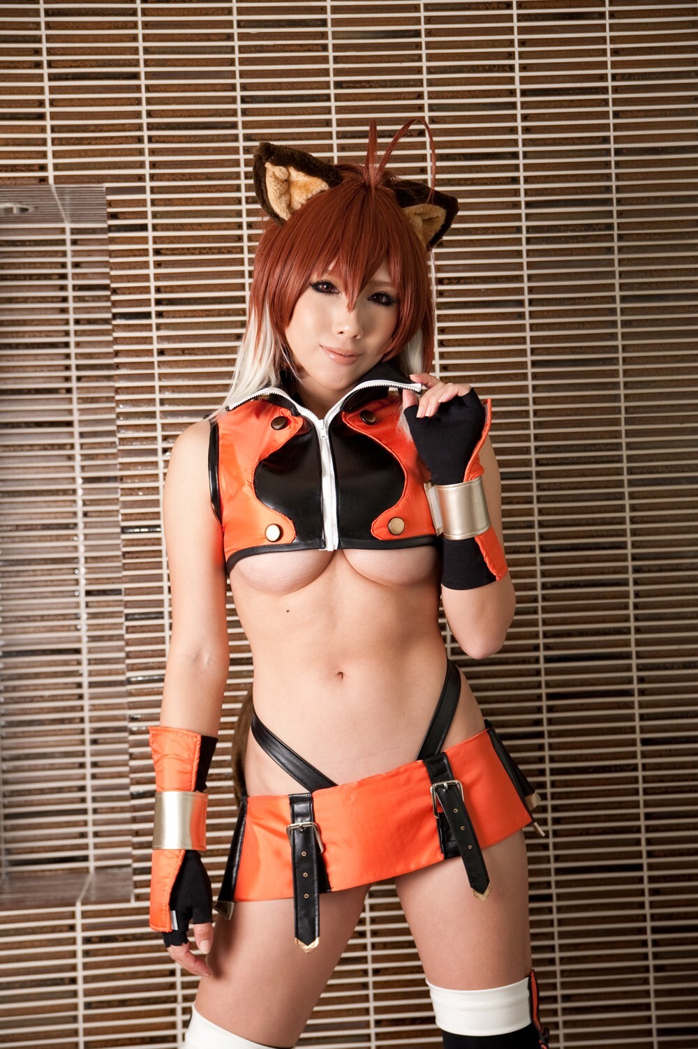 [Cosplay] 2013.03.25 Blazblue Hot Makoto Nanaya 猫女制服