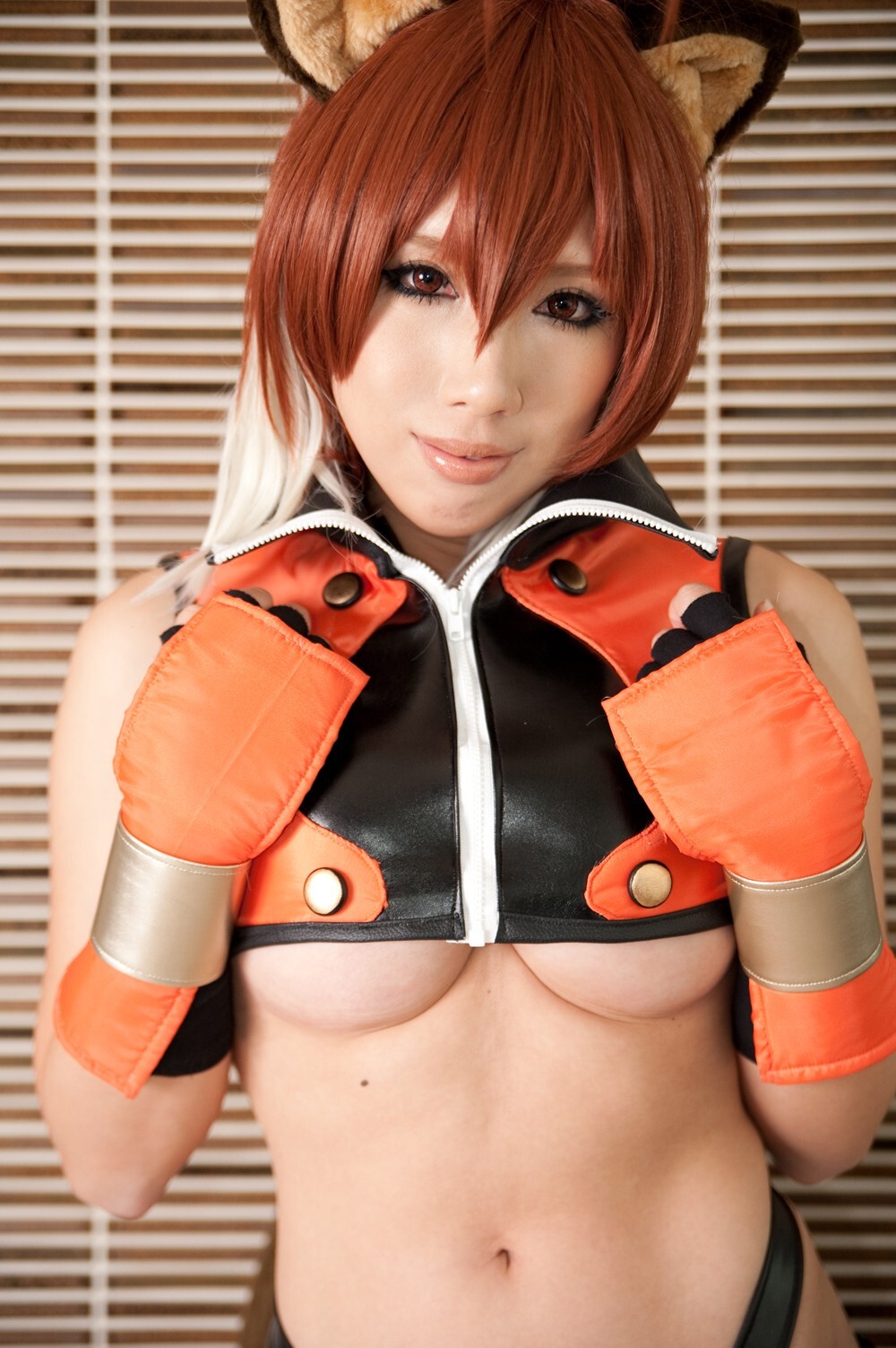 [Cosplay] 2013.03.25 Blazblue Hot Makoto Nanaya 猫女制服