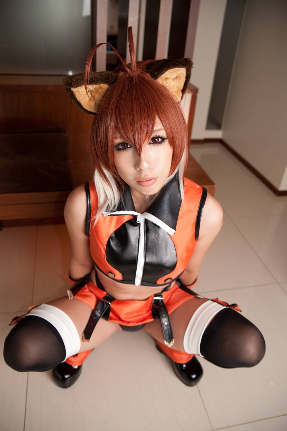 [Cosplay] 2013.03.25 Blazblue Hot Makoto Nanaya 猫女制服
