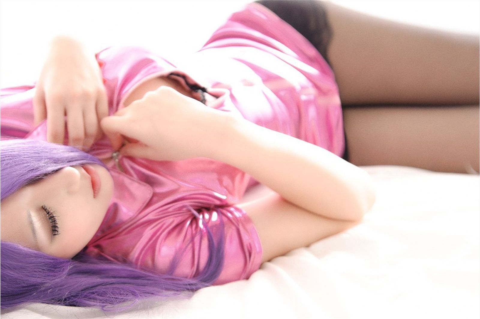 [CosPlay] Ikkitousen - Big boobs and perfect body nurse Kanu Unchou