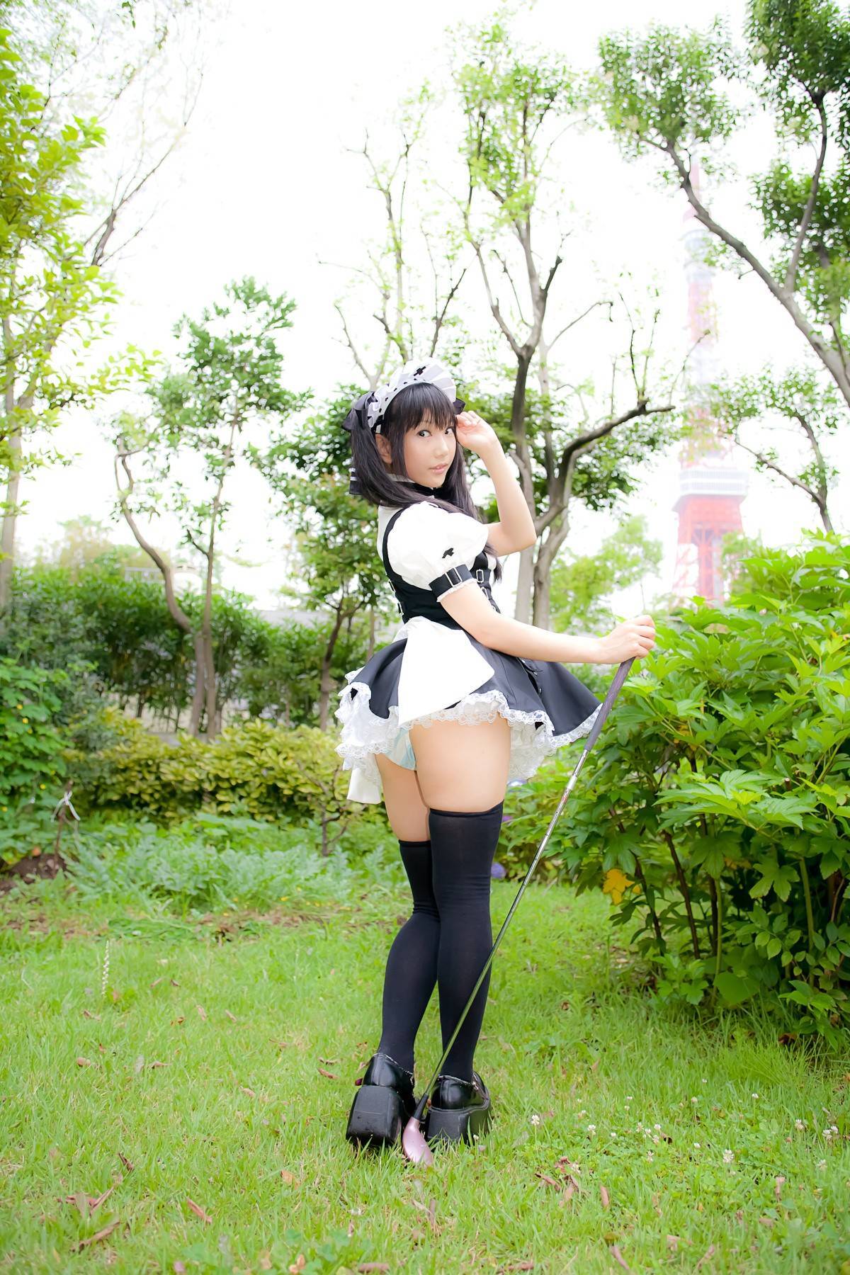 cosplay制服美女 莲 - 下限少女 COSER合集之八 C78 一 户外丝袜