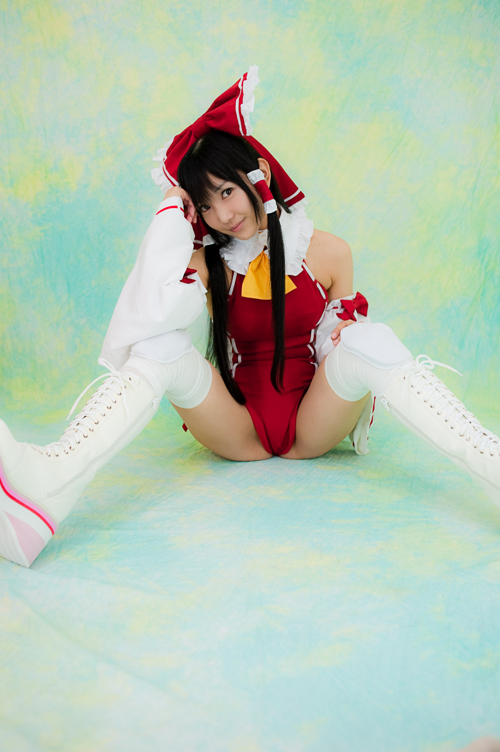 日本COSc76美女 性感美女红衣诱惑