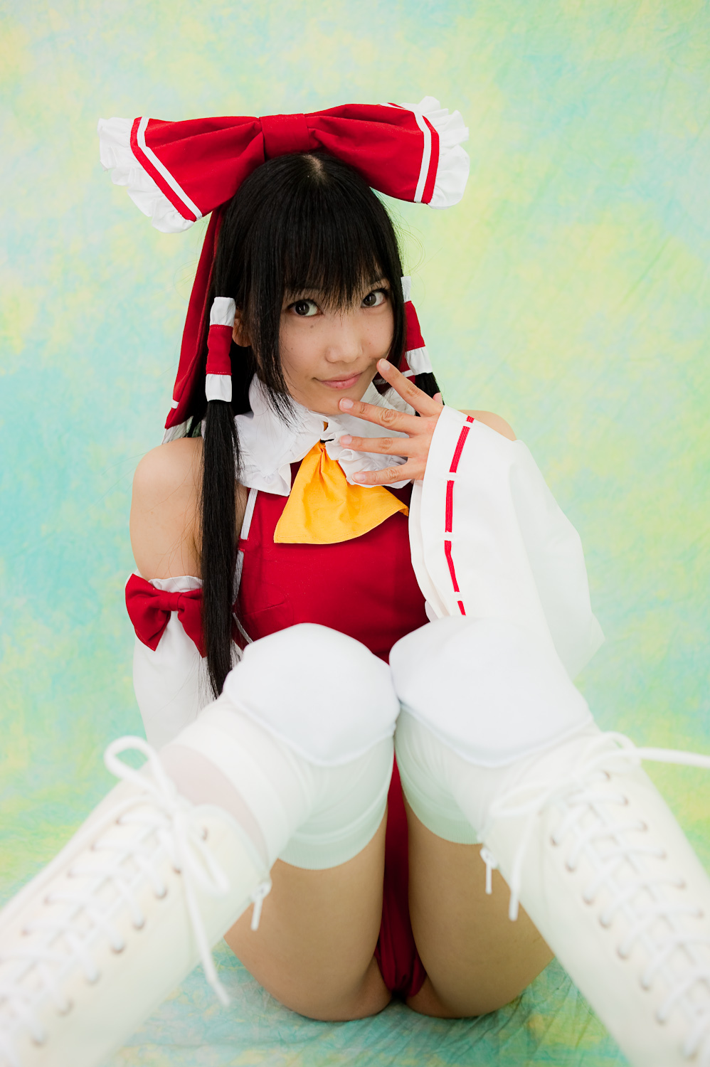 日本COSc76美女 性感美女红衣诱惑