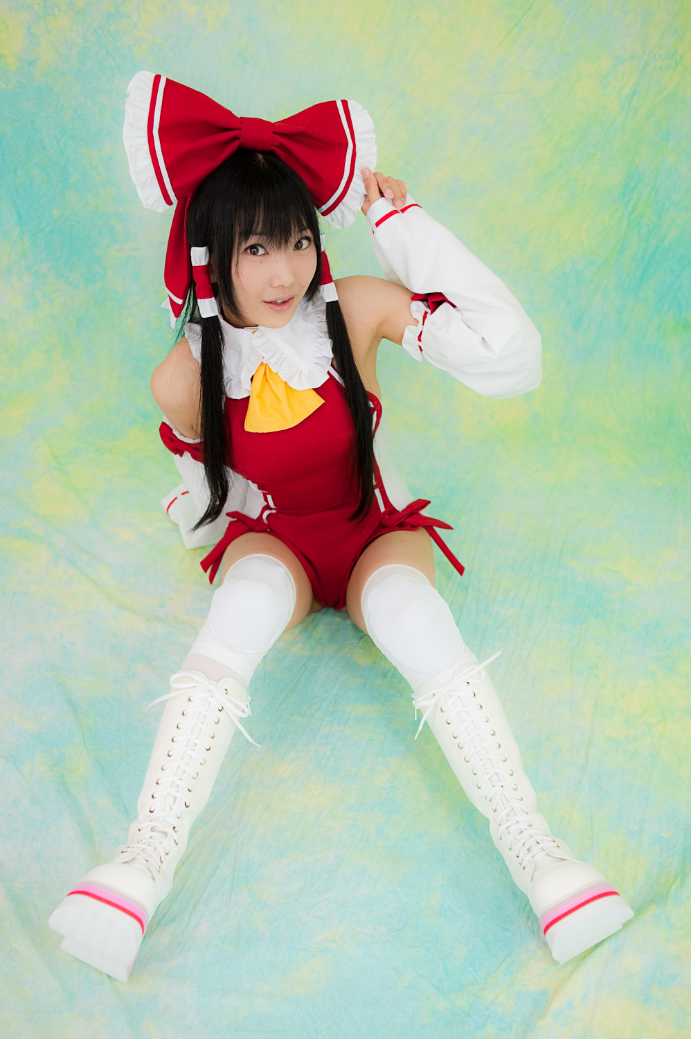 日本COSc76美女 性感美女红衣诱惑