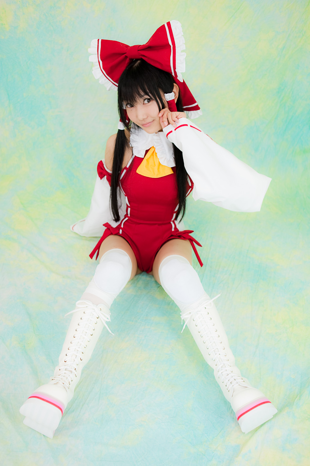 日本COSc76美女 性感美女红衣诱惑