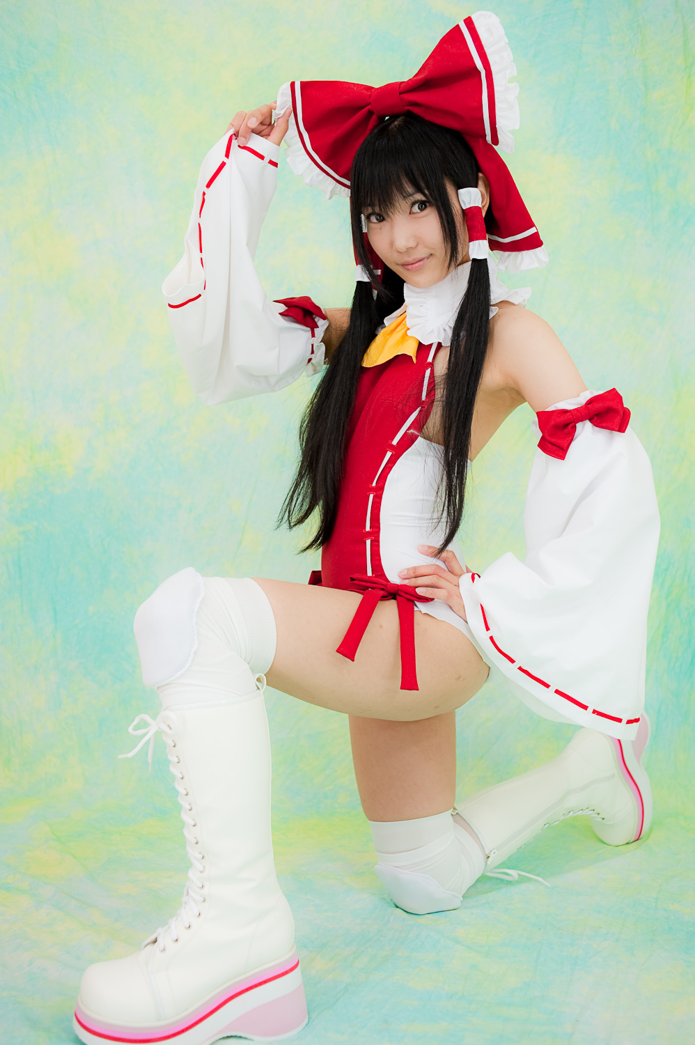 日本COSc76美女 性感美女红衣诱惑