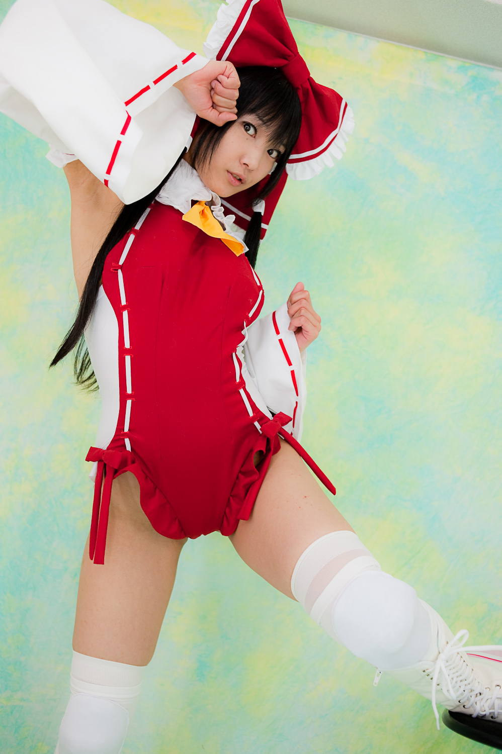 日本COSc76美女 性感美女红衣诱惑