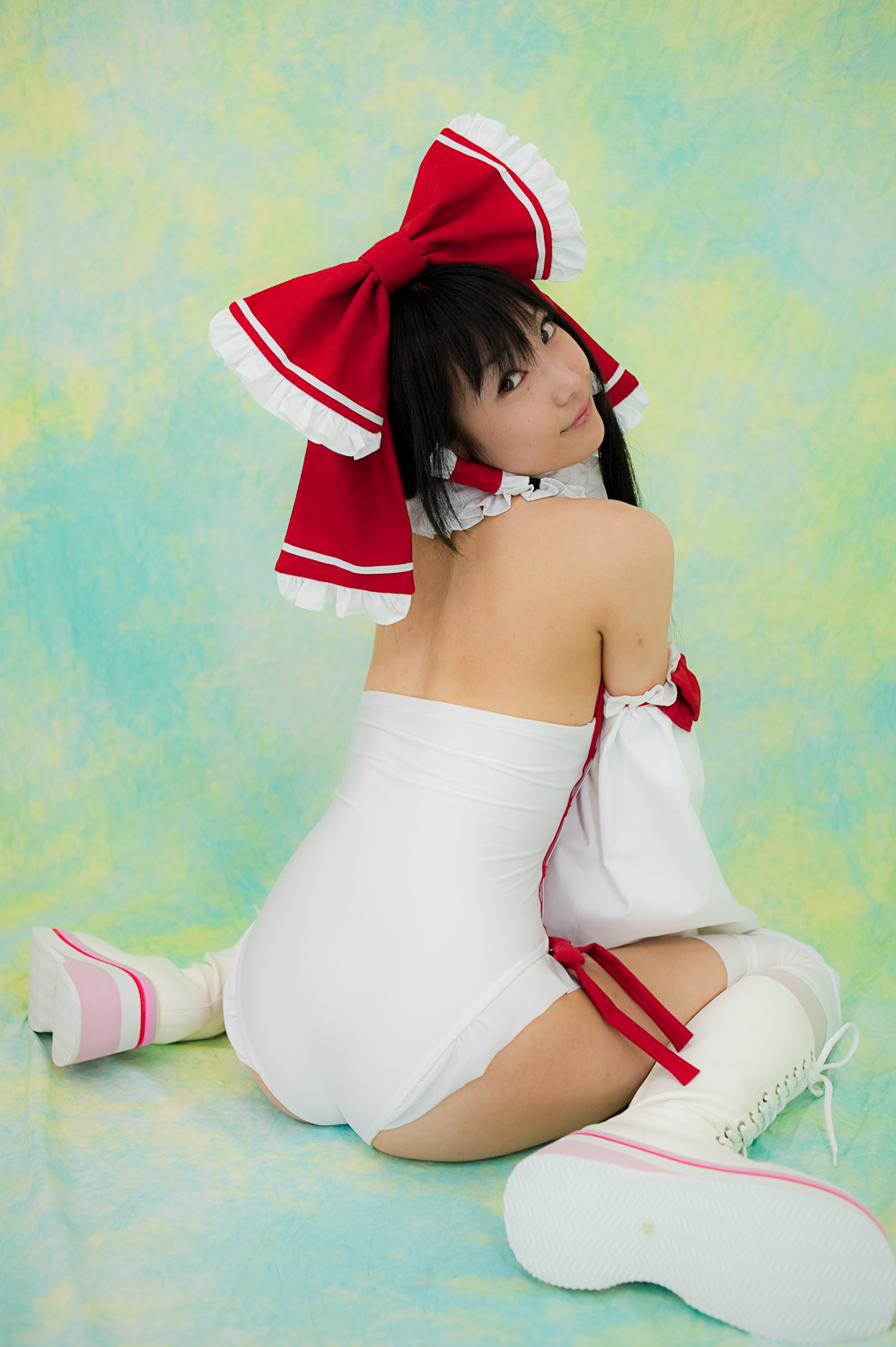 日本COSc76美女 性感美女红衣诱惑