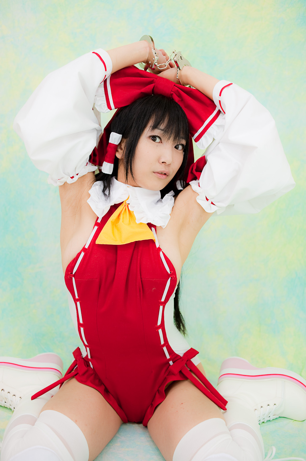 日本COSc76美女 性感美女红衣诱惑