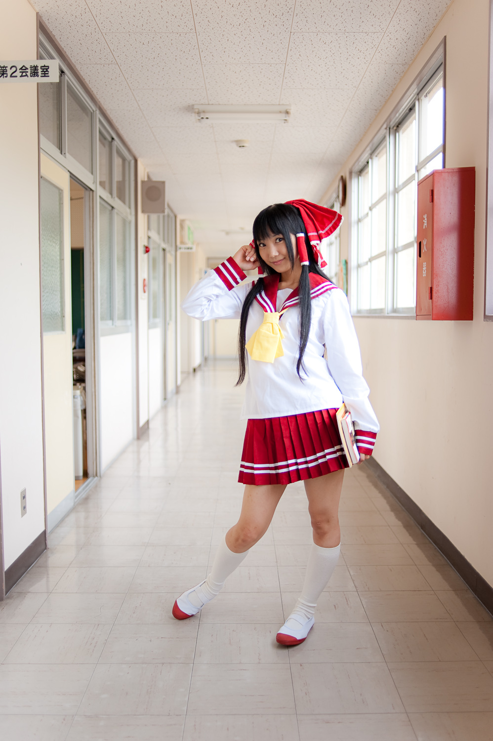 c76(3) cosplay性感美女套图 校园校服写真